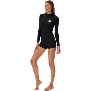2023 Rip Curl Womens Premium Surf Boyleg UV Surf Suit 12OWRV - Black